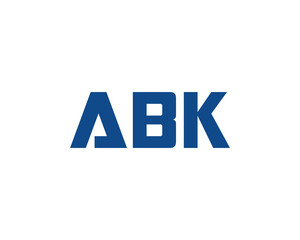 ABK logo design vector template