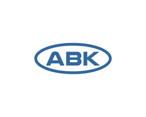 ABK logo design vector template