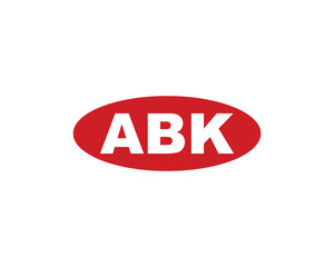 ABK logo design vector template