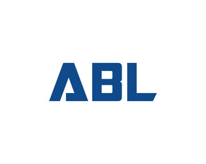 ABL logo design vector template