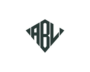 ABL logo design vector template