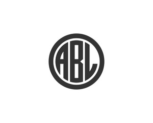 ABL logo design vector template
