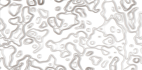 Background of the topographic map. Topographic map lines, contour background. Geographic abstract grid. Fully editable and scalable vector illustration of topographic map on a light background. Great 