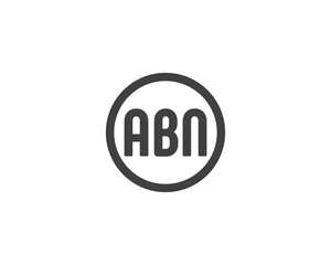 ABN logo design vector template