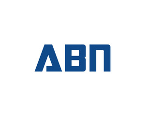 ABN logo design vector template