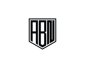 ABN logo design vector template