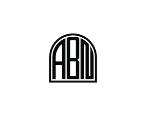 ABN logo design vector template