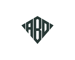 ABO logo design vector template