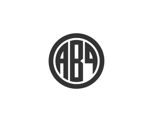 ABQ logo design vector template