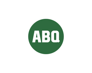 ABQ logo design vector template