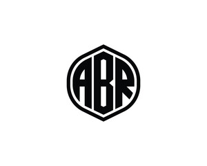 ABR logo design vector template