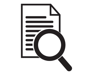 Search document icon vector design illustration