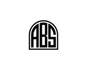 ABS logo design vector template