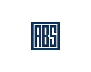 ABS logo design vector template