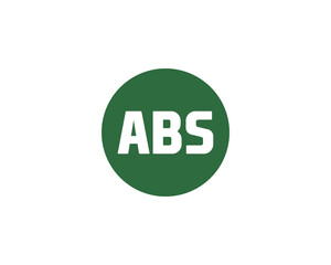 ABS logo design vector template