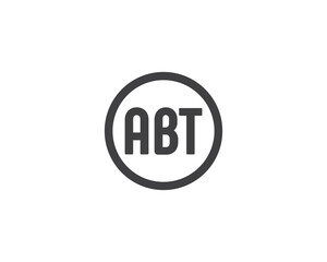 ABT logo design vector template
