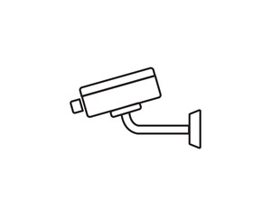 Security camera cctv safety icon vector symbol design illustration 