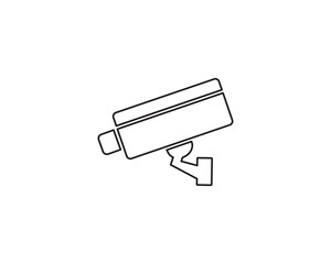 Security camera cctv safety icon vector symbol design illustration 