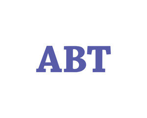 ABT logo design vector template