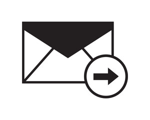 Email mail newsletter message Send icon vector design illustration