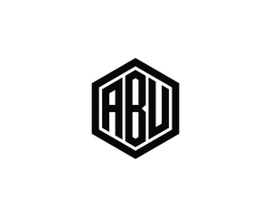 ABU logo design vector template