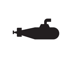 Submarine underwater icon vector illustration isolated 