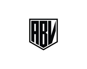 ABV logo design vector template