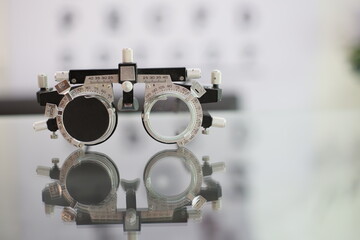 Trial frame glasses 