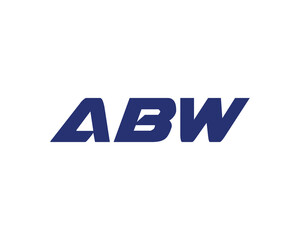 ABW logo design vector template