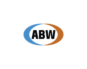 ABW logo design vector template