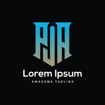 PJR Letter Logo Design Free Icon