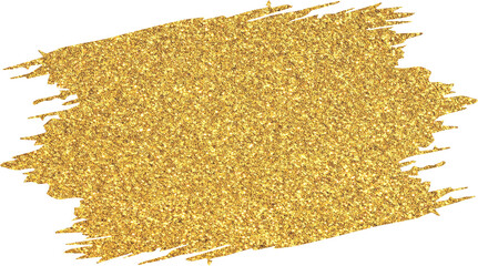 Golden glitter grunge brush stroke, gold glitter paint brush stroke banner