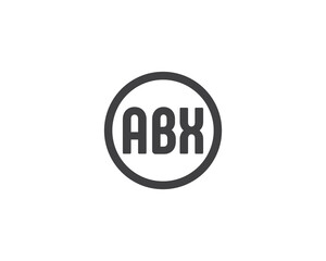 ABX logo design vector template