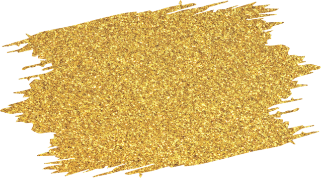 Golden glitter grunge brush stroke, gold glitter paint brush stroke banner
