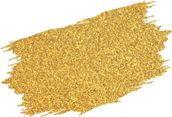 Golden glitter grunge brush stroke, gold glitter paint brush stroke banner