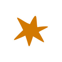 Colorful shape doodle. Funny basic shapes