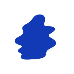 Colorful shape doodle. Funny basic shapes