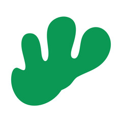 Colorful shape doodle. Funny basic shapes