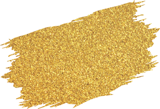 Golden glitter grunge brush stroke, gold glitter paint brush stroke banner