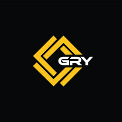 GRY letter design for logo and icon.GRY typography for technology, business and real estate brand.GRY monogram logo.