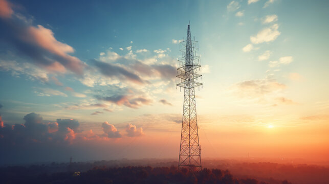 Telecommunication tower antenna