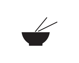 Bowl cook icon vector symbol design illutration