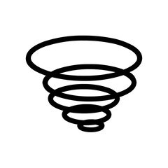 tornado icon illustration