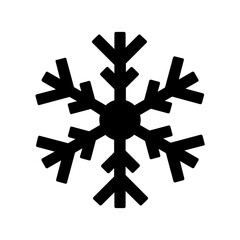 snowflake isolated on white