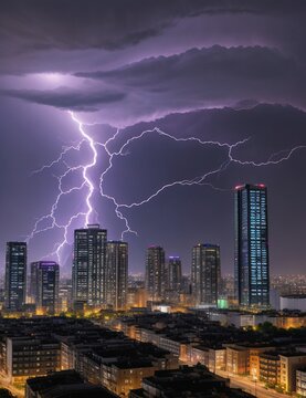 Beauty of the lightning