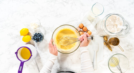 Crafting Lemon, Blueberry, and Vanilla Bundt Cakes
