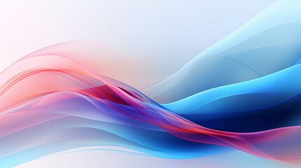 Abstract blue and violet wave lines