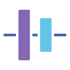 Menu tiles. Presentation type, buttons, touch screen, list, icons, control panel, tap, press, organize, order, device, sliders, adjust, customize, customization. Colorful icon on white background