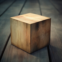 wooden box on wood floor