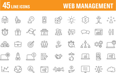 Web Management Icons